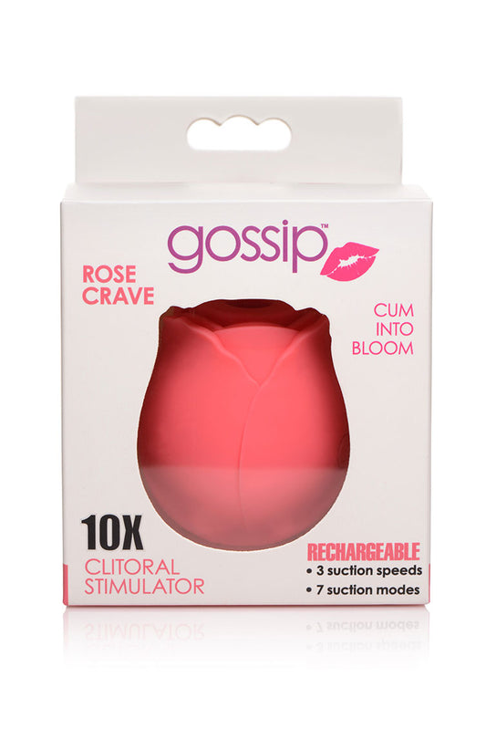 Gossip Rose 10x Suction Clitoral Stimulator Crave