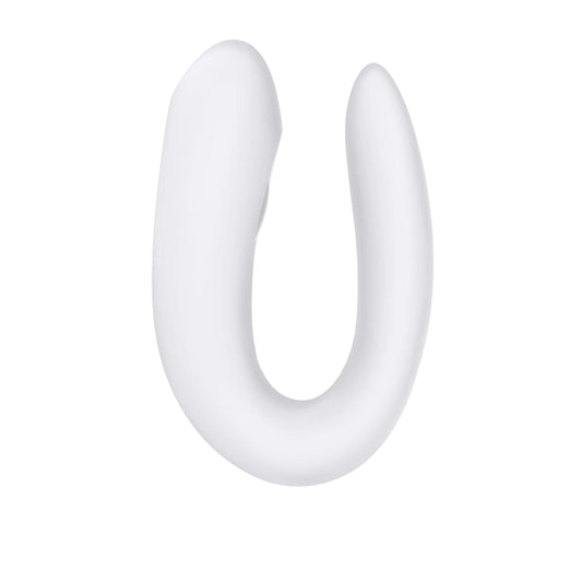 Satisfyer Double Joy White Vibrator W/ App