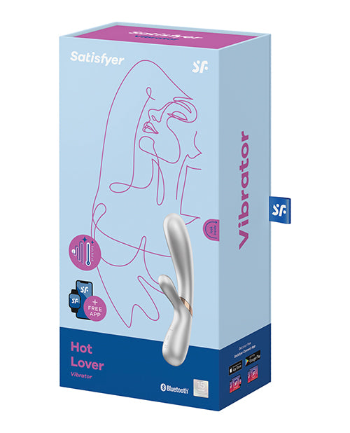 Satisfyer Hot Lover Silver Rabbit Vibrator