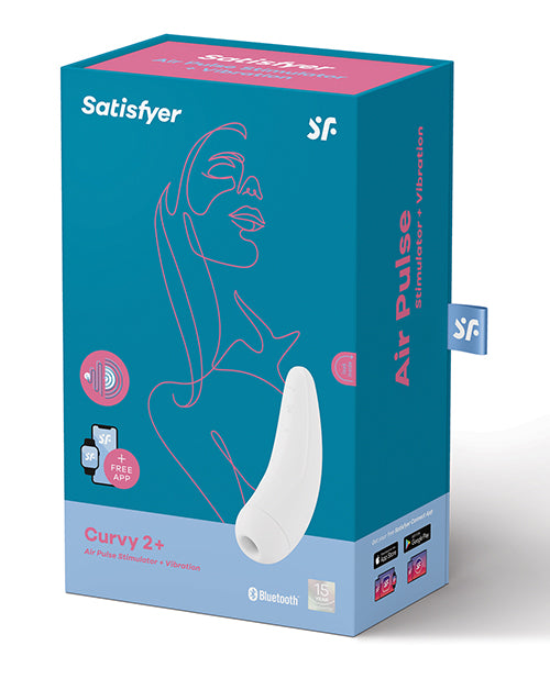 Satisfyer Curvy 2+ White Vibrator W/ App