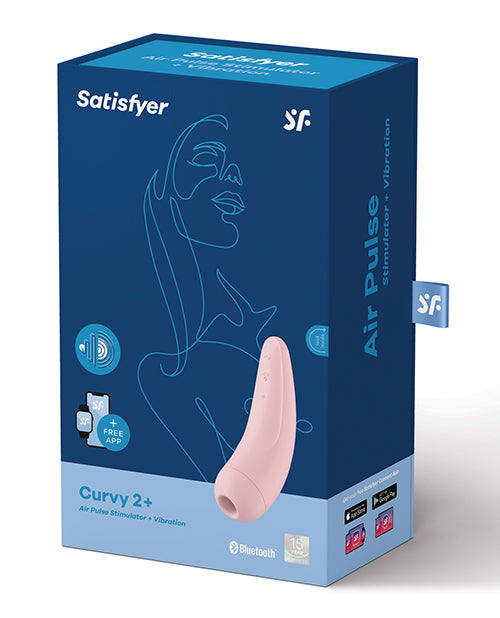 Satisfyer Curvy 2+ Pink Vibrator W/ App