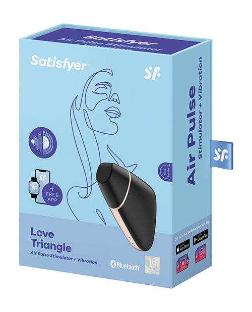 Satisfyer Love Triangle Black Vibrator W/ App