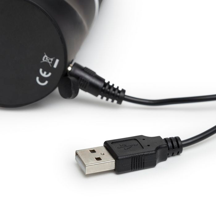 Happy Rabbit Realistic Black Vibrator Usb Rechargeable