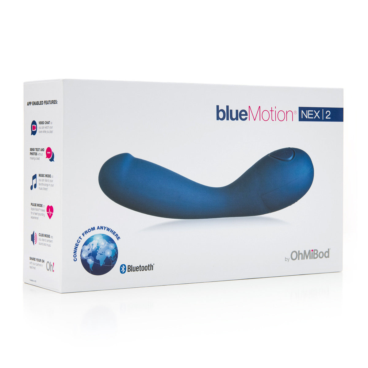 Bluemotion Nex 2- 2nd Gen App -controlled G-spot Vibrator