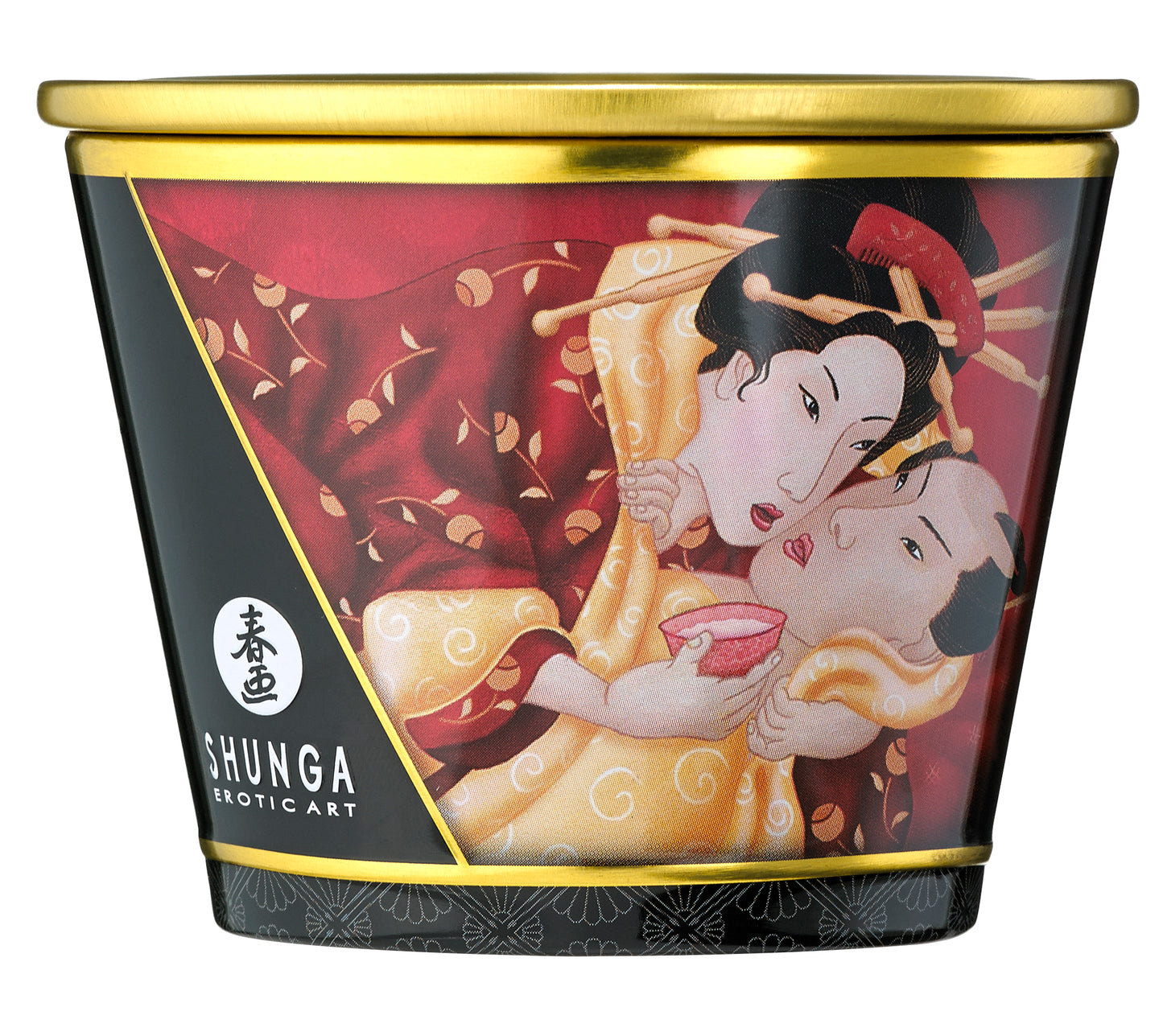 Shunga Massage Candle Romance/ Sparkling Strawberry Wine 5.7 Oz