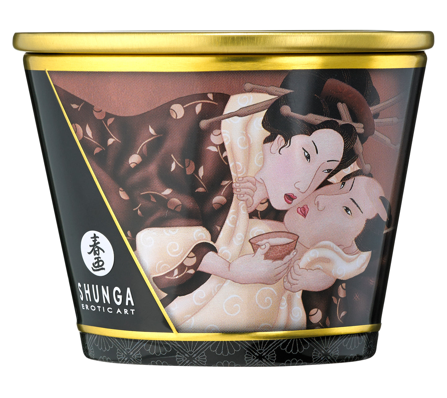 Shunga Massage Candle Excitation/ Intoxicating Chocolate 5.7 Oz