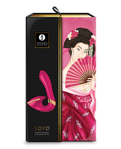 Shunga Soyo Intimate G-Spot Massager Raspberry