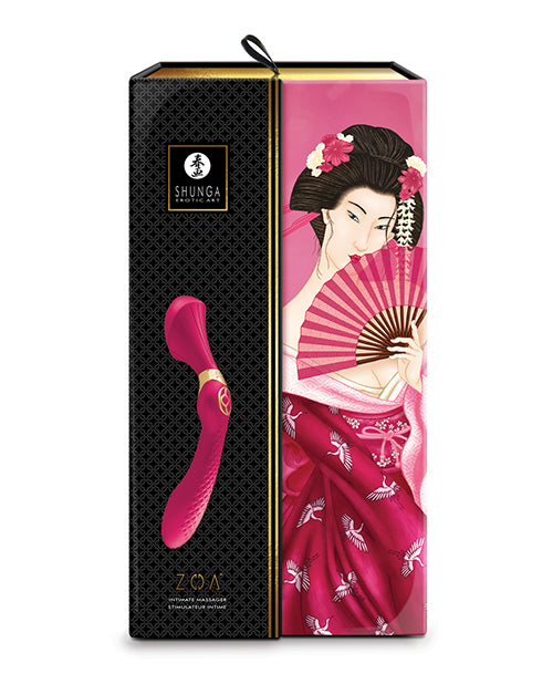 Shunga Zoa Intimate G-Spot Massager Raspberry