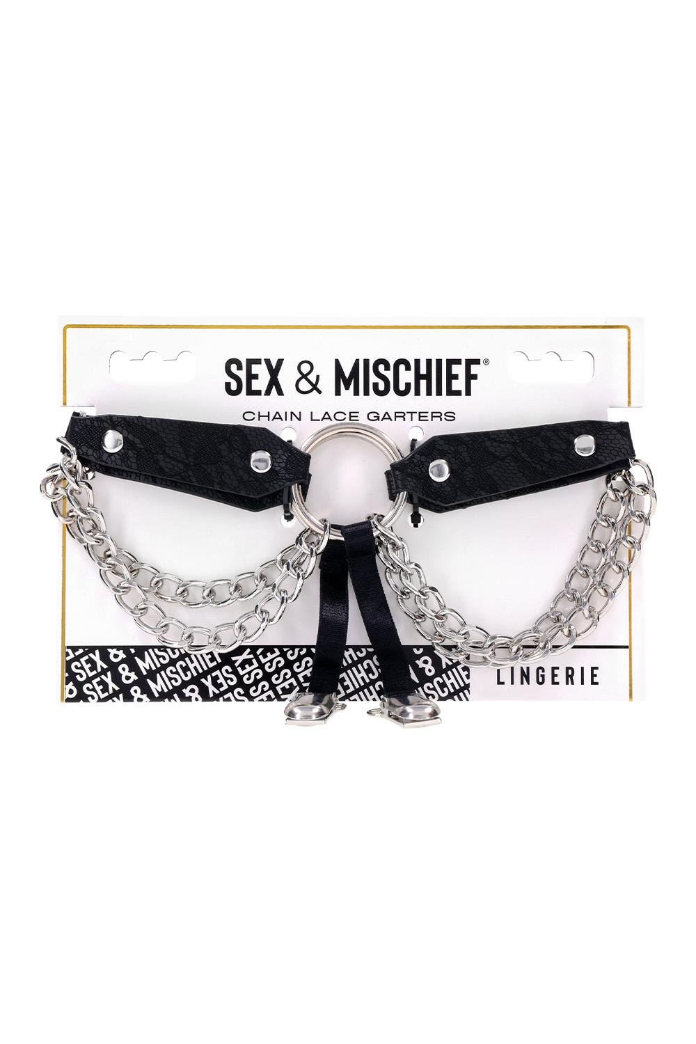 Lace Chain Lace Garters