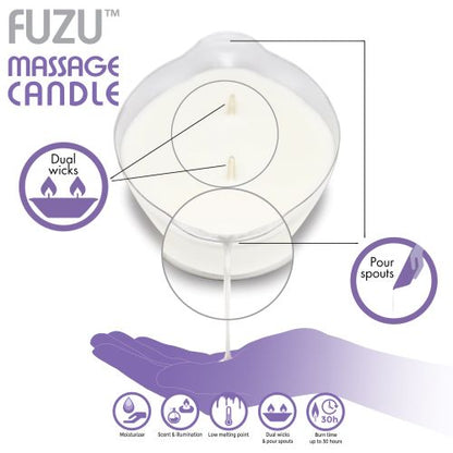 Fuzu Massage Candle Lavender Mist 4 Oz