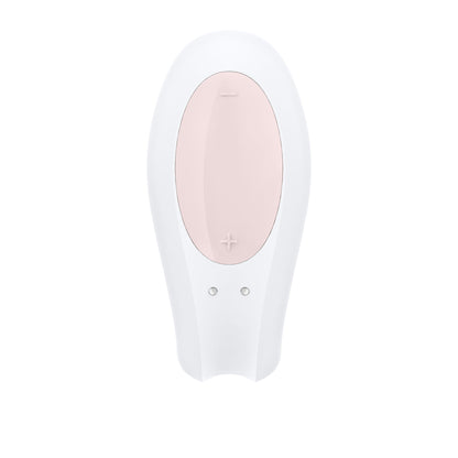 Satisfyer Double Joy White Vibrator W/ App
