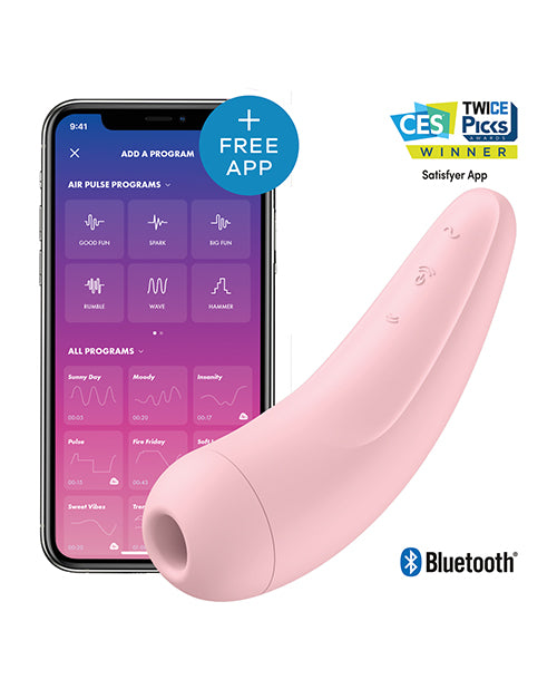 Satisfyer Curvy 2+ Pink  Vibrator W/ App