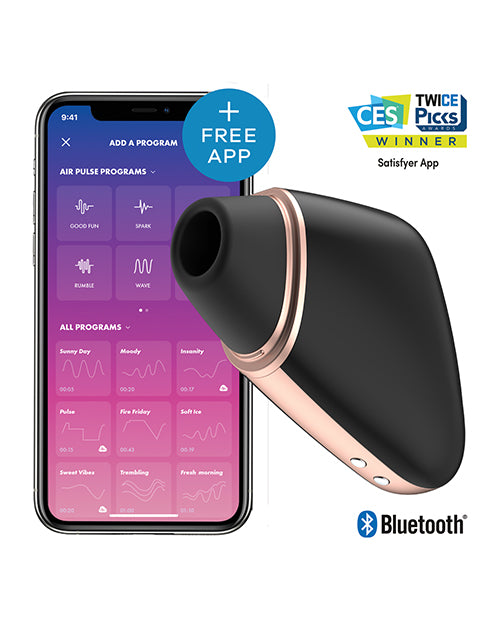 Satisfyer Love Triangle Black Vibrator W/ App
