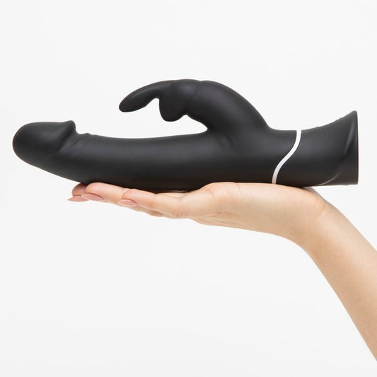 Happy Rabbit Realistic Black Vibrator Usb Rechargeable