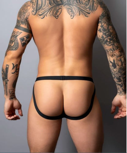 Hot Mesh Jock Black L/xl