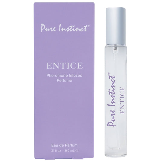 Pure Instinct Pheromone Infused Perfume Oil Eau De Parfum Entice .31 Fl Oz/9.2ml
