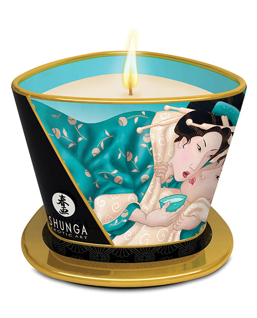 Shunga Massage Candle Island Blossoms 5.7 Oz