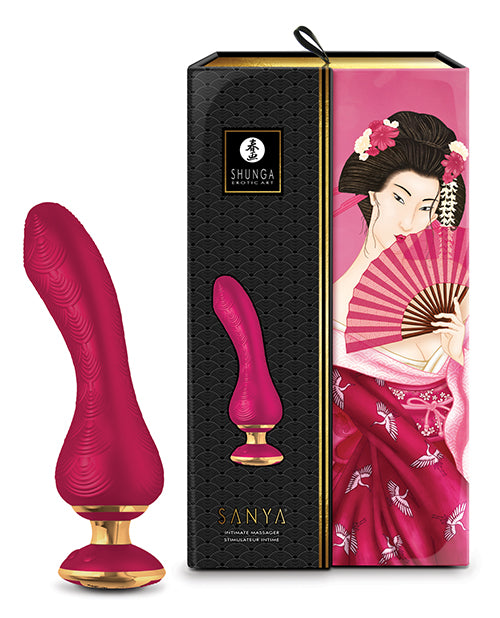 Shunga Sanya Intimate G-Spot Massager  Raspberry