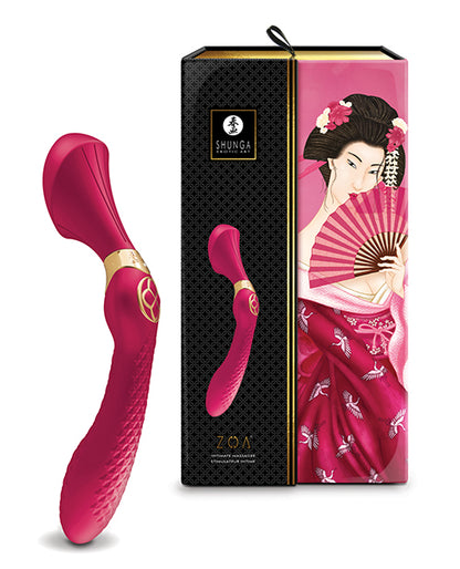 Shunga Zoa Intimate G-Spot Massager Raspberry