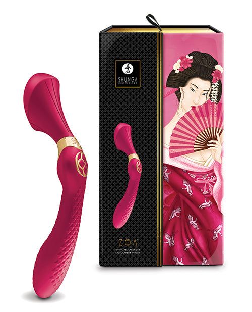 Shunga Zoa Intimate G-Spot Massager Raspberry