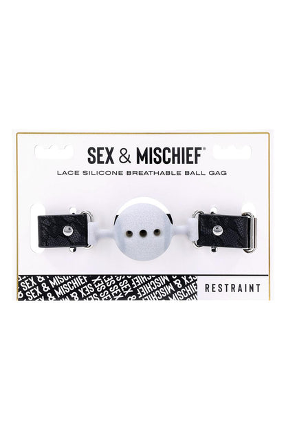 Lace Breathable Ball Gag Silicone